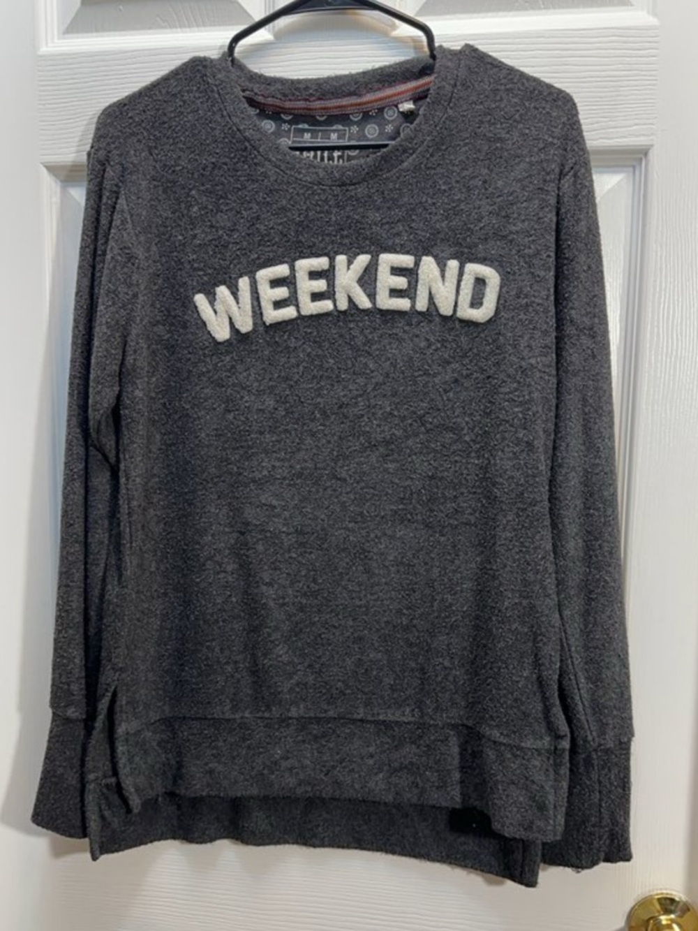 Weekend Embroidered Crewneck Sweatshirt Unisex